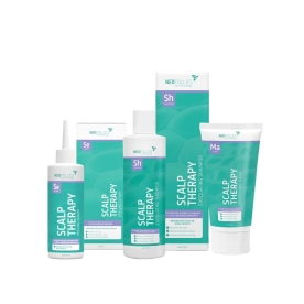 Neofollics Scalp Therapy zestaw złuszczający skórę głowy łupież, swędzenie głowy i podrażnienia