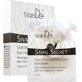 TianDe Krem do twarzy z mucyną ślimaka Snail secret, 5 szt x10 ml