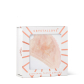  CRYSTALLOVE Płytka 3D do masażu twarzy gua sha z kwarcu różowego